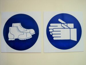 Hand And Foot Safety Signs Free Stock Photo - Public Domain Pictures